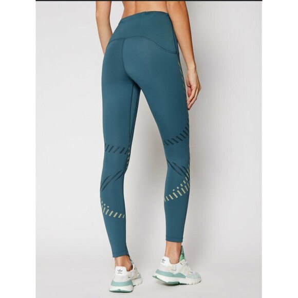 Women's Nike Speed 7/8 Running Leggings Athletic Pants Workout Blue - Small - Picture 2 of 5